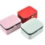 likemybaby Mini Jewelry Boxes Portable Jewelry Storage Boxes Ring Earring Earring Leather Jewelry Boxes (Pink)