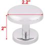 uxcell Aluminum Alloy Home Bathroom Door Wall Mounted Clothes Hanger Bath Ball Holder