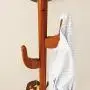 LYQZ Hat and Clothes Hanger Stand, Wooden 6 Hooks Coat Rack Bags and Scarf Holder for Foyer Entryway 174cm(H) LYQZ Hat and Clothes Hanger Stand, Wooden 6 Hooks Coat Rack Bags and Scarf Holder for Foyer Entryway 174cm(H)