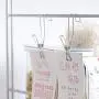 MEIYIN 20 Pcs Stainless Steel Laundry Hanging Clip Hook Clothes Peg Boot Hanger Towel Holder Paper Files Snack Binder Clip