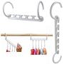 10pc Clothes Coat Hanger Organizer Multi-Port Support Baby Clothes Drying Racks Plastic Scarf Storage Rack Hangers for Clothes Decoration