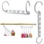10pc Clothes Coat Hanger Organizer Multi-Port Support Baby Clothes Drying Racks Plastic Scarf Storage Rack Hangers for Clothes Decoration