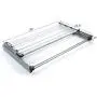 Finnhomy Oversize Folding Clothes Drying Rack Clothes Dryer for Laundry and Home Rust-Resistant, 45.5 Inch