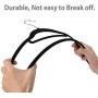 WeiJX Clothes Hangers Velvet Hangers Home Premium Heavy Duty Non Slip Suit Clothes Hanger Hook Swivel Ultra Thin Non-Slip Space Saving Design Excellent or Men and Women,Blue，10pcs