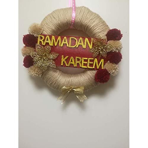islamic wreath,Ramadan Wreath,Ramadan decoration, Eid Mubark,?Islamic wall,Ramadan gift,Islamic home decor,Islamic door hanger,Islamic art