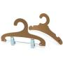 Koobay 12Pack 26CM Quality Eco Paper Cardboard Adjustable Clips Baby Kids Pants Clothes Hangers