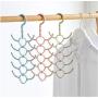 Rotatable 10-Claw Clothes Hanger Windproof Clothes Hanger Handbag Bag Holder Space Saving Clothes Hanger Organizer 10pcs Random Color