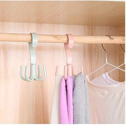 10pcs Random Color Plastic Home Hooks,Bedroom Hanger Clothes Hanging Rack Holder Hooks for Bags