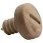 Cloudnola Screw Hook, Solid Wood, 2.4 x 2.4 inches, Perfect for Coats, in The Bathroom, Garage, Dog Leashes, and More