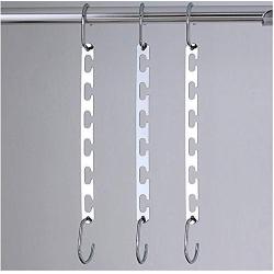 5PC 6 Hole Shirts Clothes Hanger Holders Multifuction Save Space Non-Slip Clothing Organizer Practical Racks Hangers for Clothes Decoration