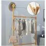 GGYDD Single Rail Bamboo Garment Rack, 8 Side Hook Tree Stand Rolling Coat Hanger for Jacket,Umbrella,Clothes,Hats,Scarf,Handbags-a 60x176cm(24x69inch) GGYDD Single Rail Bamboo Garment Rack, 8 Side Hook Tree Stand Rolling Coat Hanger for Jacket,Umbrella,Clothes,Hats,Scarf,Handbags-a 60x176cm(24x69inch)