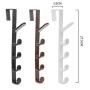 Home-Organizer Tech 5 Layers Over The Door Hook Organizer Rack Hanger Backpack Handbag Door Hook, Pack of 2