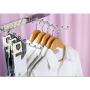 YAHUIPEIUS Stainless Steel Clothes Hanger Rack Clothes Hanging Rod Hook for Dorm Bunk Bed, Loft Bed, Door (1)