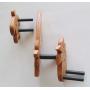 Ukulele Wall Mount Hangers, Holder, Tropical Style Hook, 3 Pack