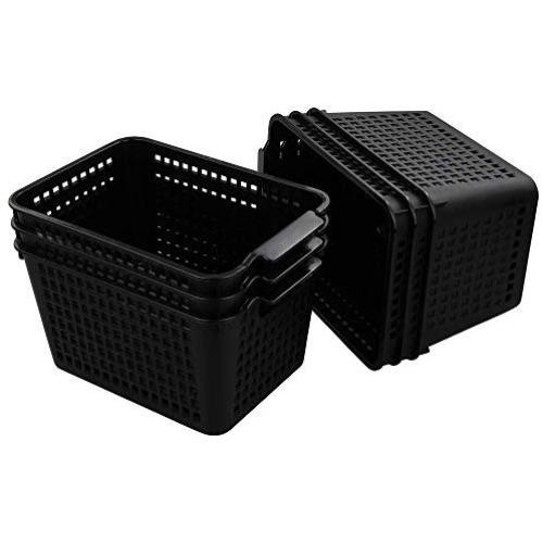 Plastic Storage Basket Desktop Organizer, Set of 6 (Begale)