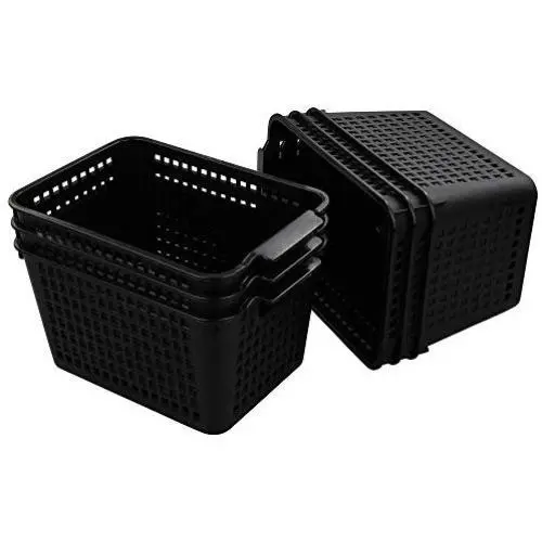 Plastic Storage Basket Desktop Organizer, Set of 6 (Begale) Plastic Storage Basket Desktop Organizer, Set of 6 (Begale)