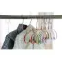 KYCPTNFJ Candy Color Space Saving Plastic Coated Metal Clothes Hanger, Heavy Duty Non Slip Shirt Dress Rack 20 Pieces