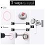 KES Bathroom Wall Towel Hooks No Drill Heavy Duty Robe Hook Holder SUS304 Stainless Steel Brushed 2 Pack, A2164DG-2-P2