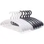 ZXL Coat Hanger Adult Hangers Anti-Skid Clothes Hanging Household Plastic Multi-Purpose Clothing Props Clothes Hanging Seamless Pants Rack Large 10 Pack