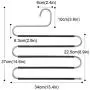 HuaQi S Shape Clothes Pants Hangers Non Slip Closet Storage Organizer Multi Space Saving Hanger for Pants Jeans Belt Tie Scarf Legging (5-Pieces) HuaQi S Shape Clothes Pants Hangers Non Slip Closet Storage Organizer Multi Space Saving Hanger for Pants Jeans Belt Tie Scarf Legging (5-Pieces)