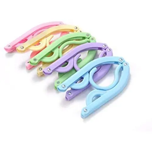 WEWESALE 10 Pcs Travel Hangers - Portable Folding Clothes Hangers Foldable Clothes Drying Rack Travel Accessories WEWESALE 10 Pcs Travel Hangers - Portable Folding Clothes Hangers Foldable Clothes Drying Rack Travel Accessories
