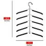 5 Layer Blouse Tree Hangers Space Saving Hangers Clothes Organizer,Non Slip Heavy Duty Clothes Hangers Great for Hanging Suits, Skirt、Sweater、Coat、T-Shirt and More (Black) 5 Layer Blouse Tree Hangers Space Saving Hangers Clothes Organizer,Non Slip Heavy Duty Clothes Hangers Great for Hanging Suits, Skirt、Sweater、Coat、T-Shirt and More (Black)