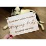 Sleeping Baby & A Loud Ass Dog Wood Door Hanger Sign