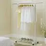 Metal Coat Racks, Stainless Steel Adjustable Horizontal Bar Clothes Stand Drying Rack Simple Floorstanding Can Be Placed Balcony Clothes Hanger (Color : 2) Metal Coat Racks, Stainless Steel Adjustable Horizontal Bar Clothes Stand Drying Rack Simple Floorstanding Can Be Placed Balcony Clothes Hanger (Color : 2)