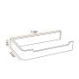 CRW Toilet Paper Holder Brushed Nickle Bathroom Tissue Roll Hanger Stainless Steel Wall Mounted
