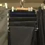 E-Smurfs Pants Hanger, Space-Saving Stainless Steel Clothes Finishing Racks,5 Layers Non-Slip Foam, Storage Pants Cowboy Maxi Scarf Tie Towel. (4 Pack) E-Smurfs Pants Hanger, Space-Saving Stainless Steel Clothes Finishing Racks,5 Layers Non-Slip Foam, Storage Pants Cowboy Maxi Scarf Tie Towel. (4 Pack)