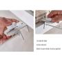 HJYPYJ Magic Hanger,Iron 7 Even Hook Folding Hanger,for Dormitory Wardrobe Space-Saving Organizer Hanger Strong Bearing Capacity/Black / 10 pcs