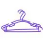 ajzdnzvr 10PCS Plastic Hangers - Clothes Coat Trouser Bar Baby Toddler Childrens Hangers,5 Colors