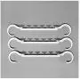 10pcs Magic Hanger Plastic Space Saving Hangers Multifunctional 5 Hooks Clothes Hanger Closet