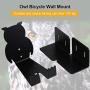 Newood Storage Vanity Mirror, Bike Pedal Wall Mount Bike Hanger Owl Shape Bicycle Bike Wall Mount Hanger