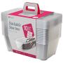 Life Story 5.7/6 Liter/Quart Clear Stacking Storage Boxes Clear Container, 36 Pack