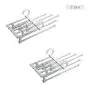 HJYPYJ Magic Hanger,Magical Hangers,Type s Stainless Steel and Polypropylene Non-Slip Trouser Hangers,Space-Saving Organizer Hangers,Load 1Kg Not Easily Deformed/White / 2 pcs HJYPYJ Magic Hanger,Magical Hangers,Type s Stainless Steel and Polypropylene Non-Slip Trouser Hangers,Space-Saving Organizer Hangers,Load 1Kg Not Easily Deformed/White / 2 pcs