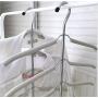2pcs Multi-Layer Clothes Hanger Organizer Fixed Holder Storage Racks Buckle Hanger Wardrobe Clothes Drying Racks Cloth Drying Hanger