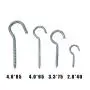 T.K. Excellent Ceiling Hooks Cup Hooks Screw Hooks Mug Hooks Assortment Kit,245Pcs