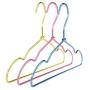 10pcs Random Color Fancy Aluminum Metal Clothes Hangers for Kids, Space Saving Cute Dress Shirts Coats Hanger for Children
