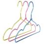 10pcs Random Color Fancy Aluminum Metal Clothes Hangers for Kids, Space Saving Cute Dress Shirts Coats Hanger for Children