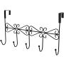 HJYPYJ Magic Hanger,Multifunction Magical Hangers,Iron Trouser Hangers,Space-Saving Organizer Hangers,Load-Bearing 10Kg Not Easily Deformed/Black / 38x23x4cm