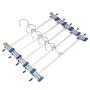 10PCS Clothes Hangers Stainelss Steel Rubber Grip Coat Hangers Skirt Hangers Pants Hangers for House Organizer 10PCS Clothes Hangers Stainelss Steel Rubber Grip Coat Hangers Skirt Hangers Pants Hangers for House Organizer