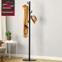Y.H.Valuable Coat Racks Standing Coat Racks Metal Hall Trees Coat Rack Stand Hooks Clothes Stand Tree Stylish Wooden Hat Coat Rail Stand Rack Clothes Jacket Storage Hanger Organiser Entryway Furniture