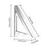 SCLX Retractable Clothes Rack - Wall Mounted Folding Clothes Hanger Drying Rack for Laundry Room Closet Storage Organization, Aluminum, Easy Installation (Silver) SCLX Retractable Clothes Rack - Wall Mounted Folding Clothes Hanger Drying Rack for Laundry Room Closet Storage Organization, Aluminum, Easy Installation (Silver)