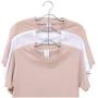 DNJKSA 40cm 2 pcs/lot Multi-Layers Non-Slip Space Saving Fishbone Type Clothes Hangers Multifunctional Clothing Hanging Without Mark