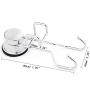 Baby Bath Tub Hooks Kixnor Stainless Anti Rust Multifunctional Baby Bathtub Washbasin Super Powerful Suction Cup Hooks Holder Clasp Heavy Hanger for Bathroom Kitchen,Silver 1pc