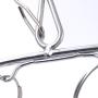 Z ZICOME 2 Pack Stainless Steel Laundry Drying Rack Clothes Hanger with 10 Clips for Socks, Baby Clothes, Cloth Diapers, Bras, Towel, Underwear, Hat, Scarf, Pants, Gloves