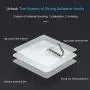 MOPMS Wall Hooks Command Hooks Heavy Duty Transparent Reusable Hooks for Hanging, 6 Pack MOPMS Wall Hooks Command Hooks Heavy Duty Transparent Reusable Hooks for Hanging, 6 Pack