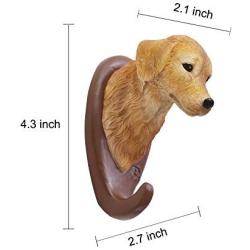 Bueer Creative Resin and Iron Rustic Vintage Animal Head Wall Mounted Hanger Iron Rack Cloth Coat Scarf Towel Bag Key Wall Hooks Rack Bathroom Kitchen Decoration