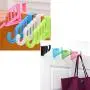 Nolvalz - Hook On The Door - Multi Function Home Foldable Clothes Hanger Drying Rack 5 Hole Suit Bathroom Door Plastic Organizer - Clothing Plastic Disg Sheet Drying Bathtub Wheels Sink Industrial